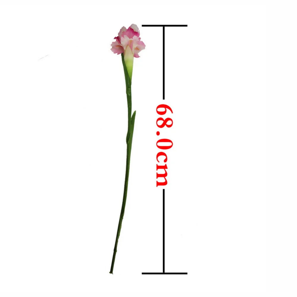 3Pcs Iris Artificial Fake Silk Flowers Branch