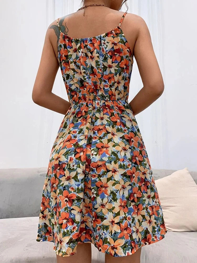 Short Dress Summer Casual Sleeveless