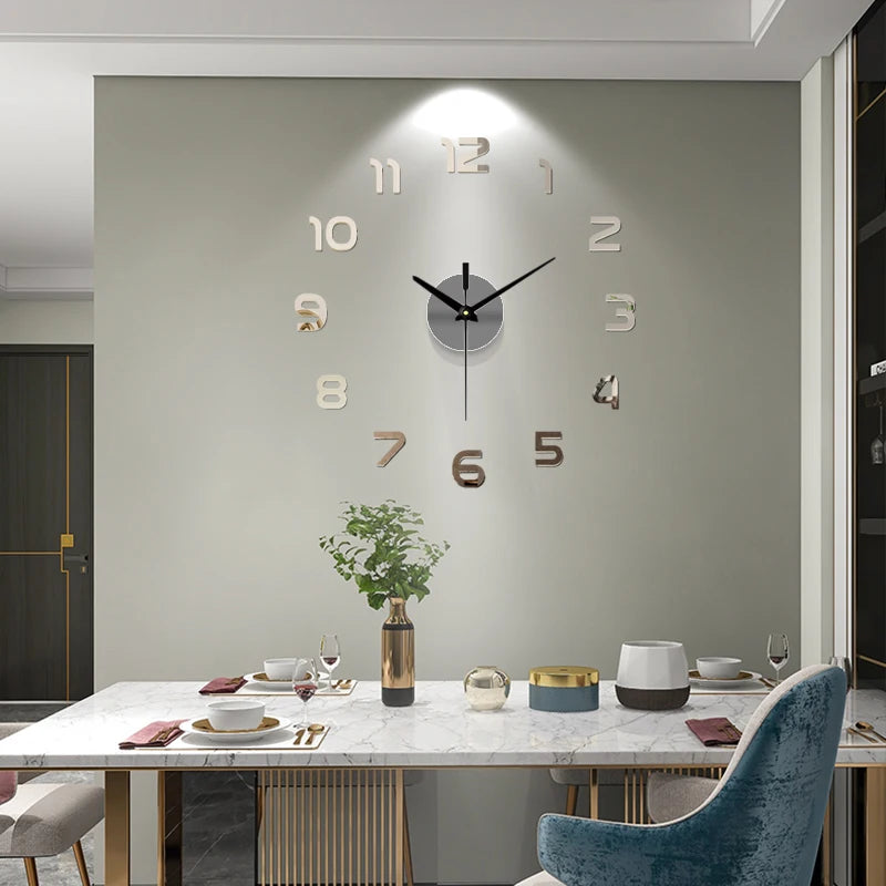 Large Wall Clock Quartz Decorative Kitchen Clocks