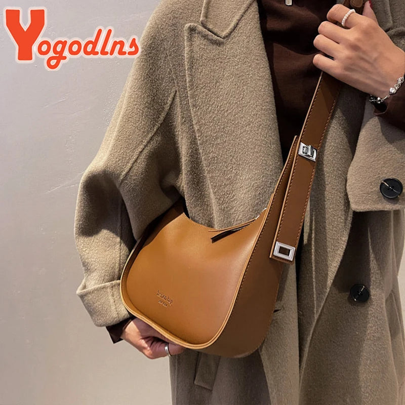 Half-moon Shoulder Bag For Women