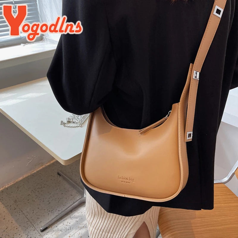 Half-moon Shoulder Bag For Women
