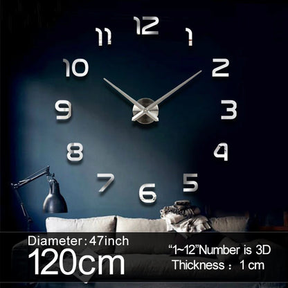 Large Wall Clock Quartz Decorative Kitchen Clocks