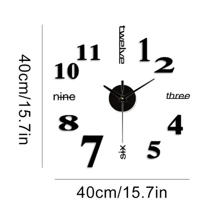 Large Wall Clock Quartz Decorative Kitchen Clocks