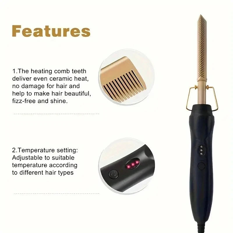 Ceramic 3 in 1 comb Electric